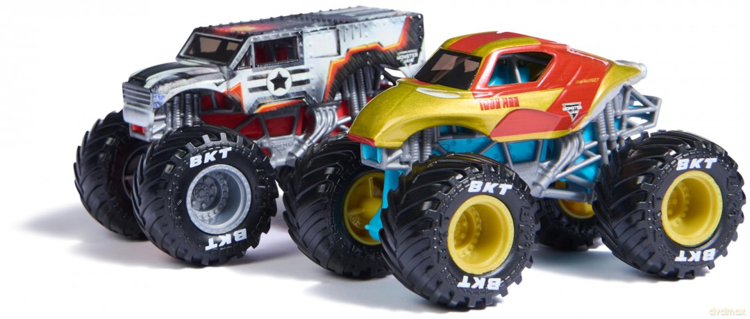 Monster Jam - 1:64 Marvel 2 Pack - Iron:War Machine (6071941)
