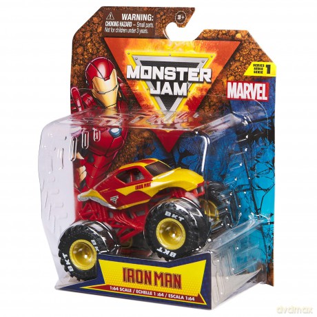 Monster Jam - 1:64 Marvel Single Packs - Iron Man