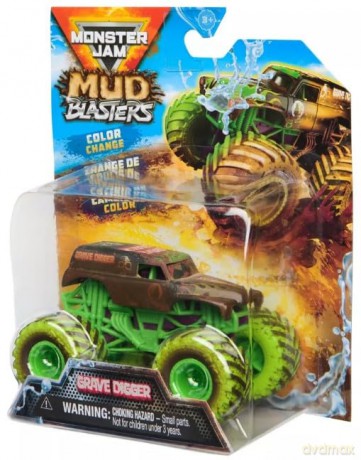 Monster Jam - 1:64 Mud Blasters - Grave Digger
