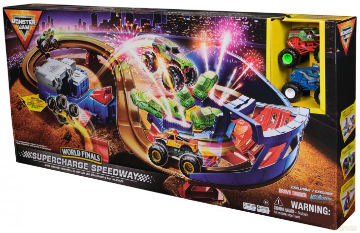 Monster Jam - 1:64 Super Charger Speedway Playset (6071089)