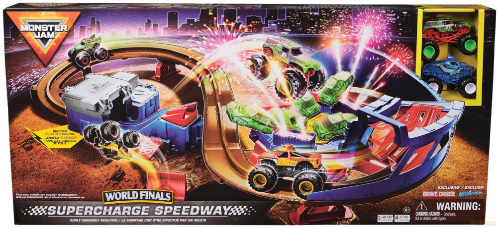 Monster Jam - 1:64 Super Charger Speedway Playset (6071089)