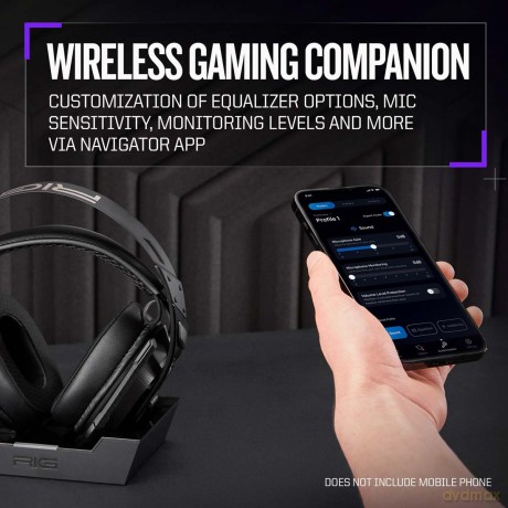 Nacon - Rig Wireless Headset 900 Max HS - Black
