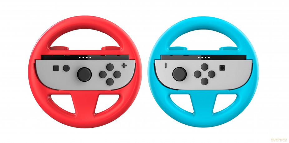 NACON - Wheel Duo Pack for Nintendo Switch II - 2 Joy-Conâ˘ Wheels in Red and Blue