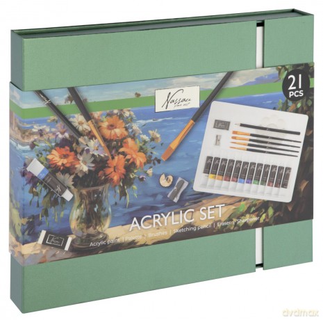 Nassau - Acrylic Art Set, 21 pcs. (AR0988/GE)