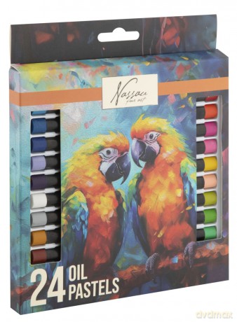 Nassau - Oilpastels set of 24 pcs. (AR0407/GE)