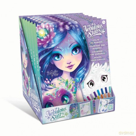 Nebulous Stars - Color-By-Number Book Set Nenuphia - (232-11381)