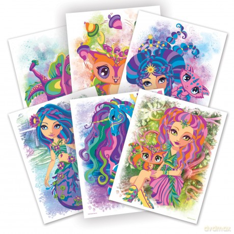 Nebulous Stars - Color-By-Number Book Set Nenuphia - (232-11381)