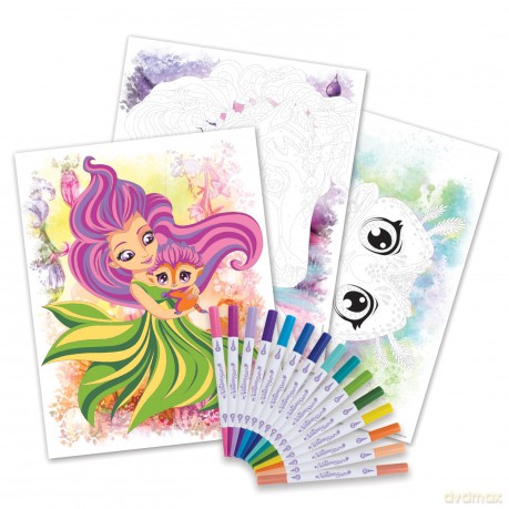 Nebulous Stars - Color-By-Number Book Set Nenuphia - (232-11381)