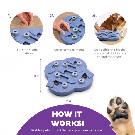 NINA OTTOSEN - Dog Hide N Slide Composite - Purple/Natural