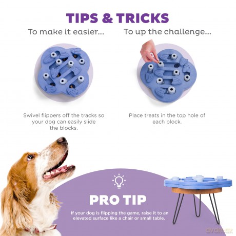 NINA OTTOSEN - Dog Hide N Slide Composite - Purple/Natural