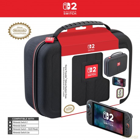 Walizka na konsole Nintendo Game Traveler: Deluxe System Case - Black