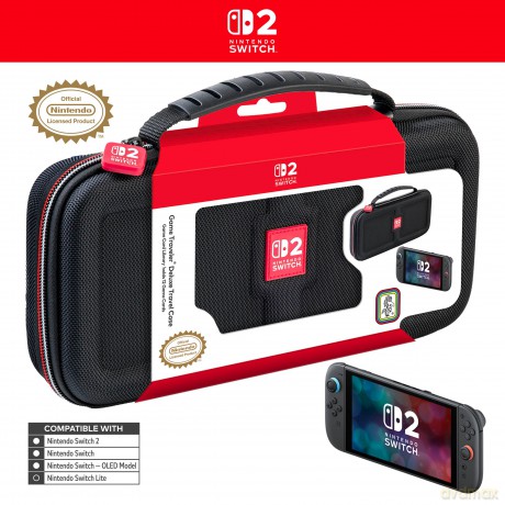 Nintendo Game Traveler: Deluxe Travel Case - Black
