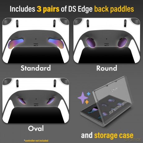 Nyko Edge Paddles Rainbow