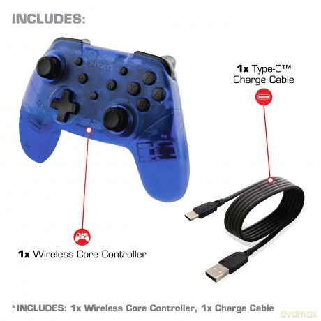 Nyko Wireless Core Controller (Blue)