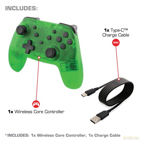 Nyko Wireless Core Controller (Green)