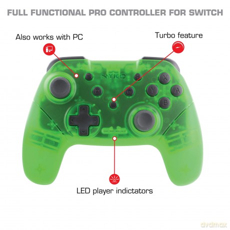 Nyko Wireless Core Controller (Green)