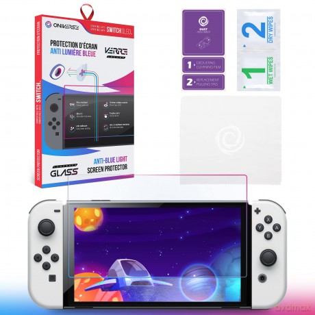 ONIVERSE - Anti-blue light protective screen for console (SWITCH OLED)