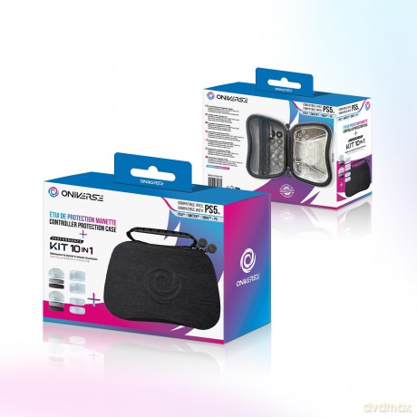 Oniverse Controller Case With 10 Accessories 4 Rings + 6 Silicon Cap - Grey
