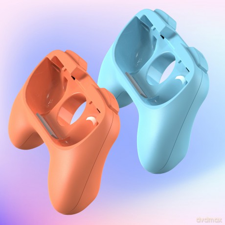 Oniverse Nsw2 Pack Of 2 Ergonomic Grips - Orange/Blue