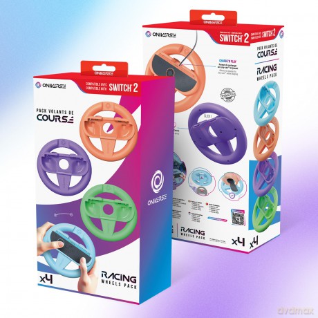 Oniverse Nsw2 Pack Of 4 Racing Wheel Controller Holders