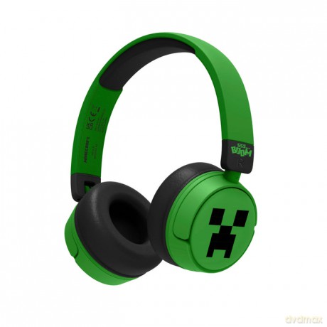 Słuchawki bezprzewodowe OTL - Bluetooth Headset w/Perental Control - Minecraft Green