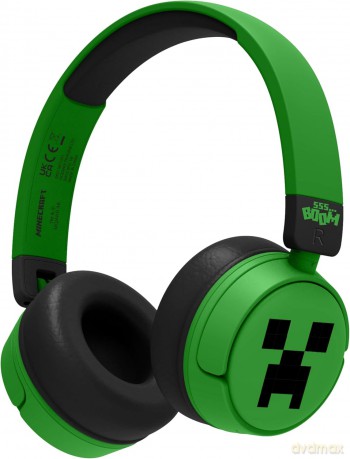 Słuchawki bezprzewodowe OTL - Bluetooth Headset w/Perental Control - Minecraft Green