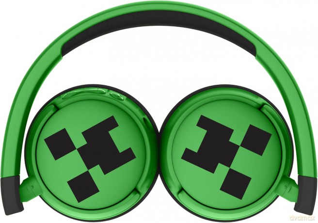 Słuchawki bezprzewodowe OTL - Bluetooth Headset w/Perental Control - Minecraft Green