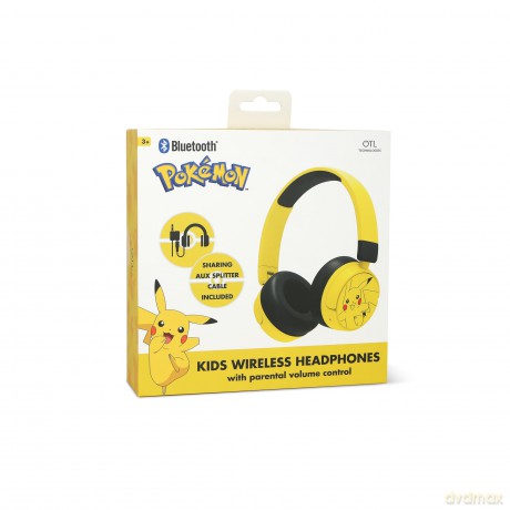 OTL - Bluetooth Headset w/Perental Control - Pokemon Pikachu Yellow