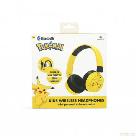 OTL - Bluetooth Headset w/Perental Control - Pokemon Pikachu Yellow