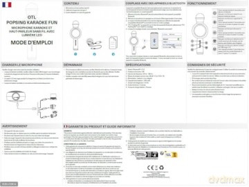 OTL - Bluey PopSing LED Microphone