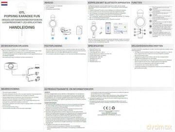 OTL - Bluey PopSing LED Microphone