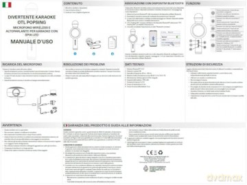 OTL - Pokemon Pikachu PopSing LED Microphone