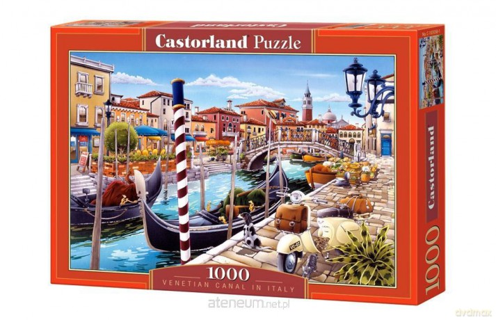 Puzzle 1000 Wenecki kanał we Włoszech 133378 [PUZZLE]