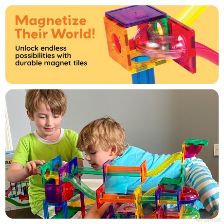 Picasso Tiles - Marble run set (50 pcs) (PTG50)