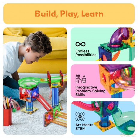 Picasso Tiles - Marble run set (50 pcs) (PTG50)