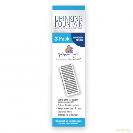 Pioneer - T-Shaped Fleece Carbon Filter - 3 Pack