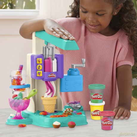 Play-Doh - Rainbow Swirl Ice Cream Playset (G0028)