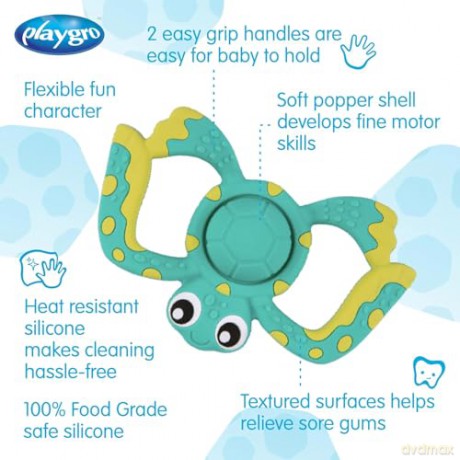 PLAYGRO - Pop and Chew Silicone Teether (10188760)