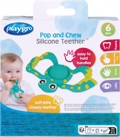 PLAYGRO - Pop and Chew Silicone Teether (10188760)