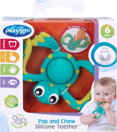 PLAYGRO - Pop and Chew Silicone Teether (10188760)