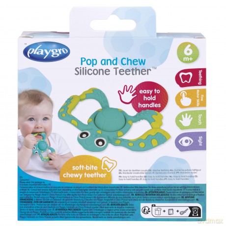 PLAYGRO - Pop and Chew Silicone Teether (10188760)