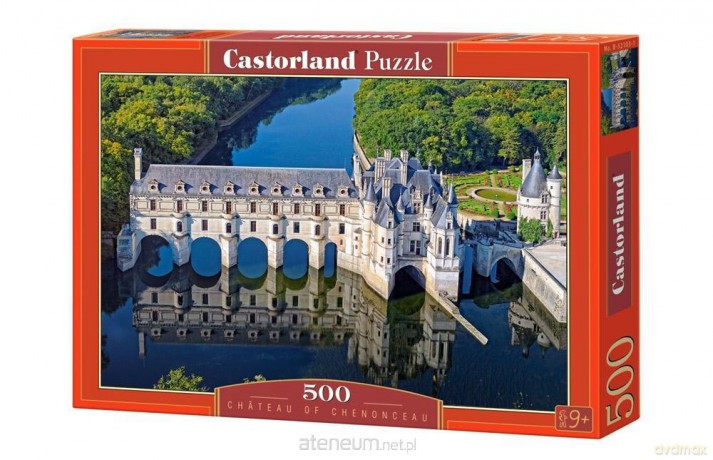 CASTOR Puzzle 500 Zamek Chenonceau 133384 [PUZZLE]