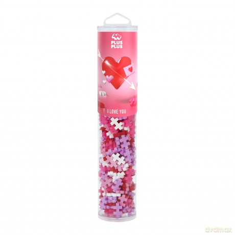 Plus Plus - I Love You Mix - 240 pcs Tube (4330)