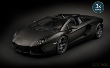 POCHER - Lamborghini Aventador LP700-4 Roadster Nero Nemesi (HK121F)