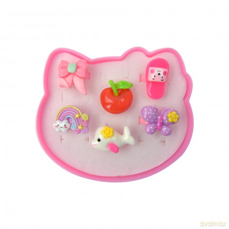 Pocket Money - Box Of Colored Rings 6 pcs. (640114)
