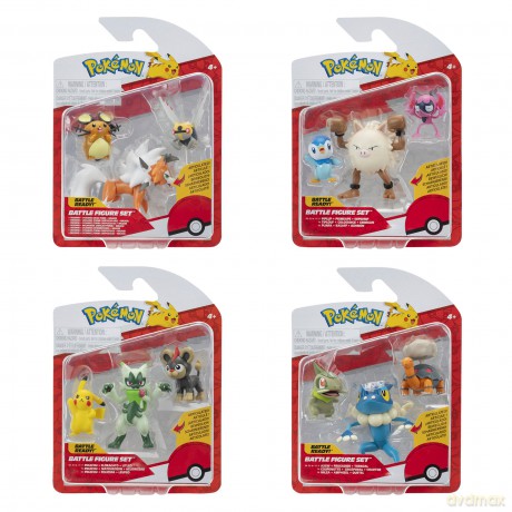 Pokemon - Battle Figure 3 PK Assorted - (95155-24)