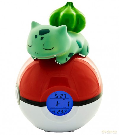 Pokemon Bulbasaur Light-Up FM Alarm Clock
