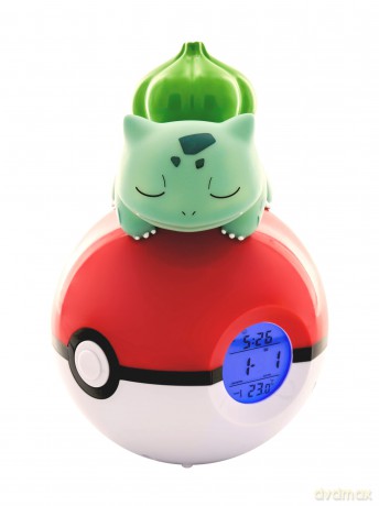Pokemon Bulbasaur Light-Up FM Alarm Clock