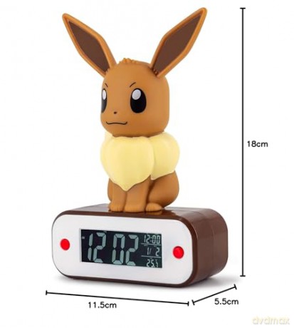 Pokemon - Eevee Light up Alarm clock (52800POKE8)