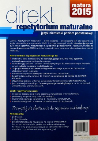 Repetytorium maturalne Direkt -podst.matura 2015 [KSIĄŻKA]